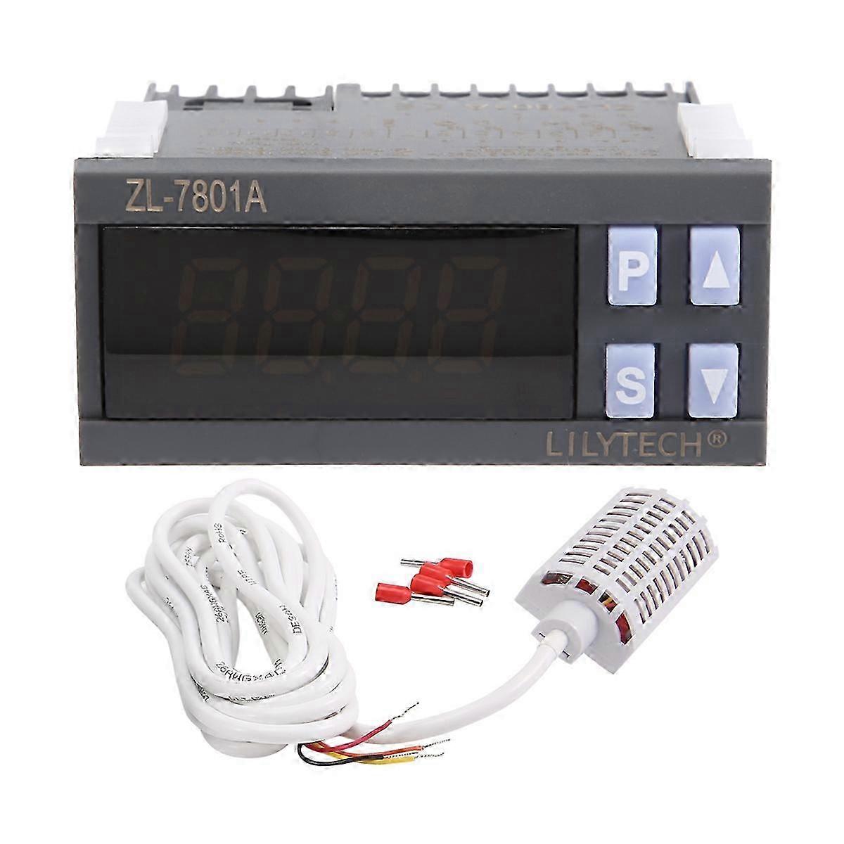 LILYTECH ZL-7801A Universal Temperature and Humidity Controller Thermostat Hygrostat