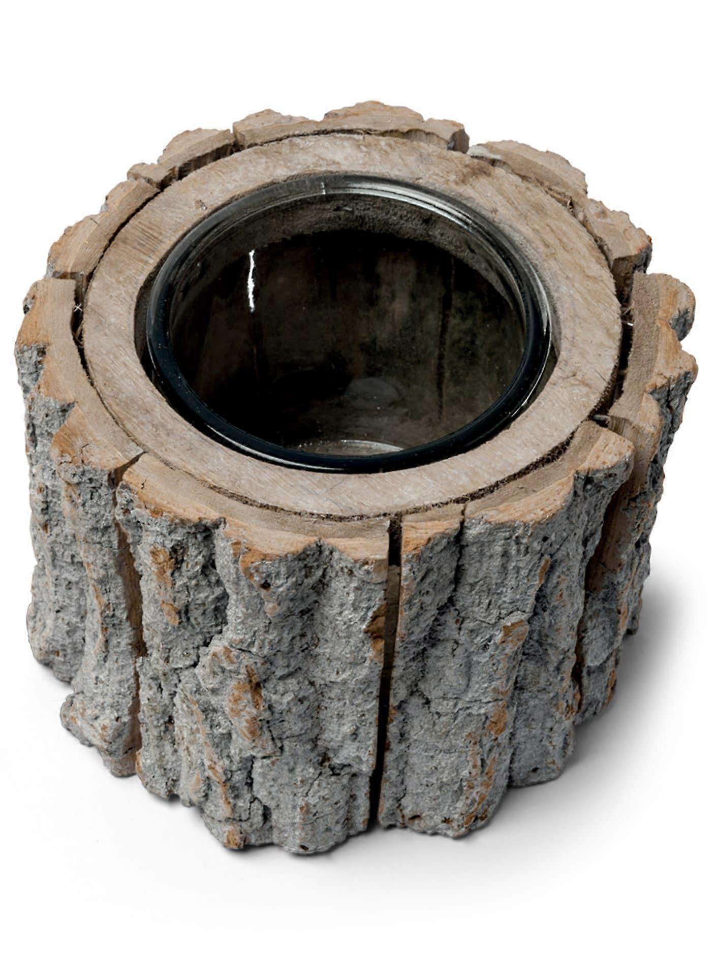 12 x 14 cm log candlestick