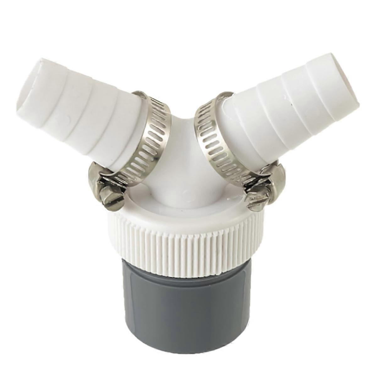 Washer Drain Y-Shaped Fork Extension Tube Adapter Converter, 40mm, Compatible with Major Household Washing Machines