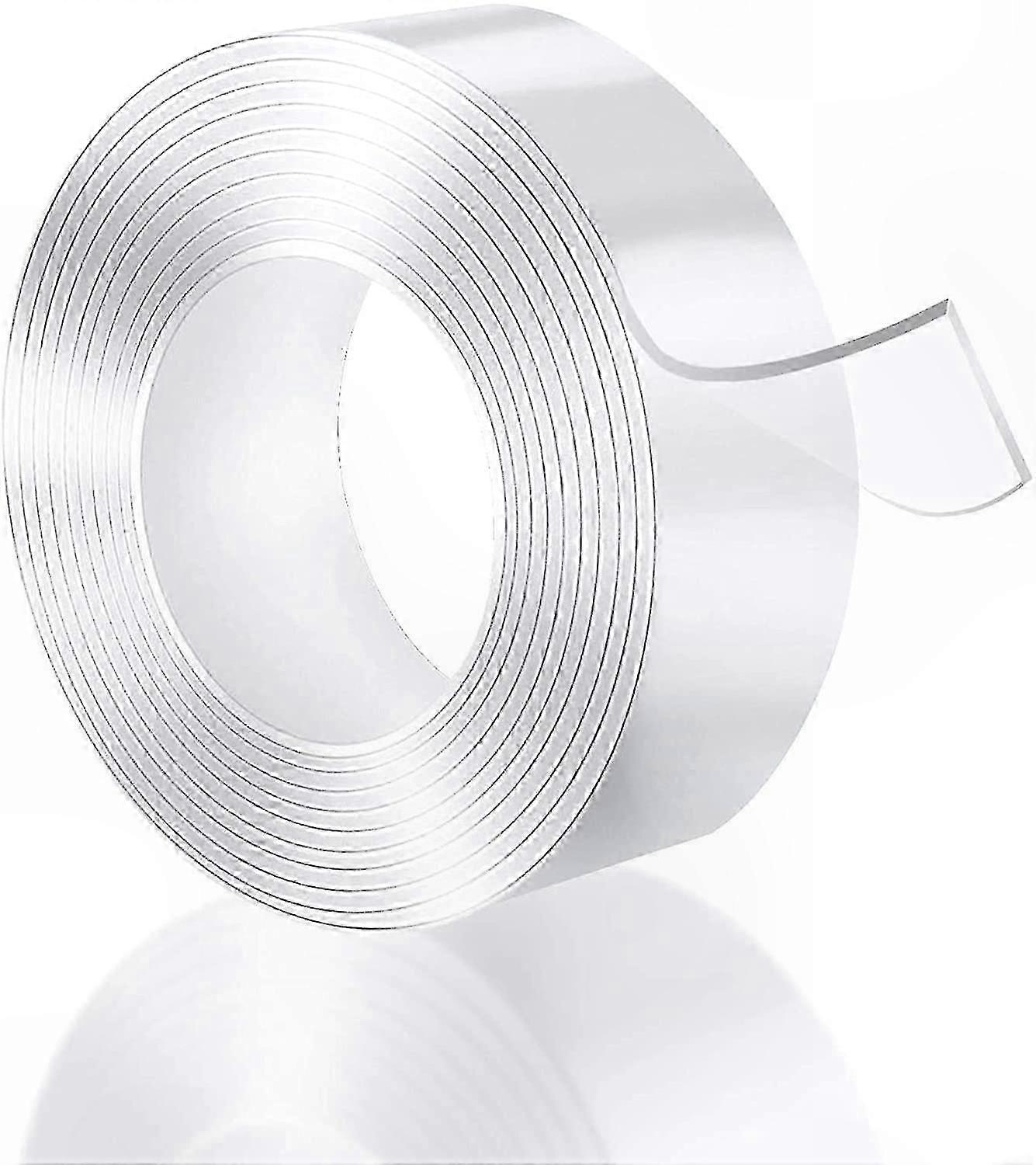 شريط شديد التحمل على الوجهين ، لاصق شفاف قابل للغسل بطول 10 أمتار نانو ، شريط تثبيت مقاوم للماء قابل لإعادة الاستخدام للاستخدام المنزلي والمكتبي