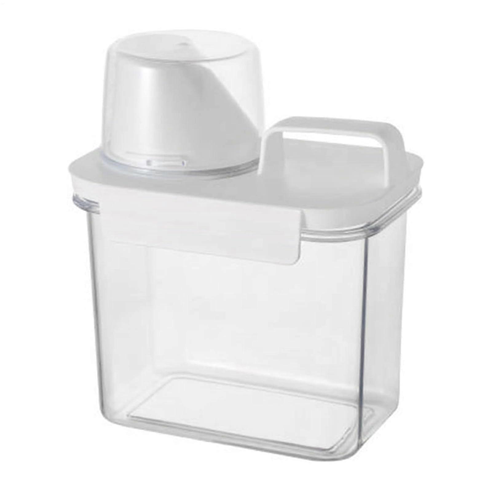 Detergent Dispenser Scent Booster Container Laundry Measuring Cup Moisture-Proof Storage Bottle 5.12 x 3.15 x 11.81 In