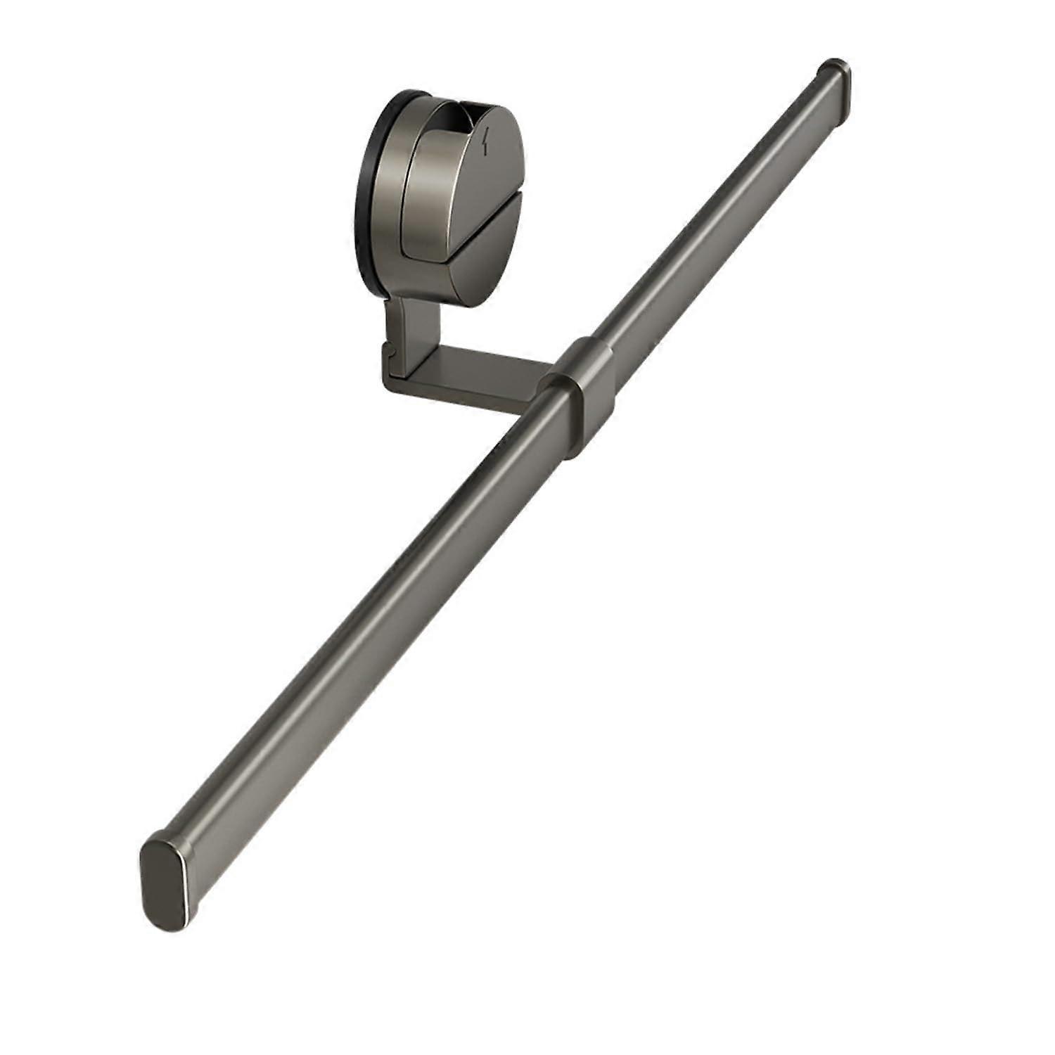 Towel Rack, Suction Towel Bar for Bathroom and Kitchen, Removable No Drill Towel Holder, 60cm Space Aluminum Rail