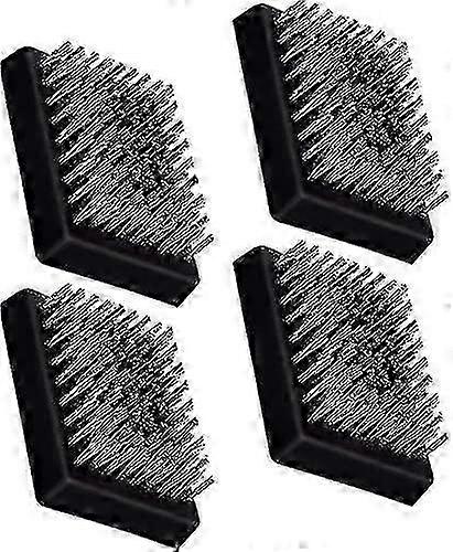 4 Pcs Grill Brush Heads Replaceable Compatible Most Cordless BBQ Grills