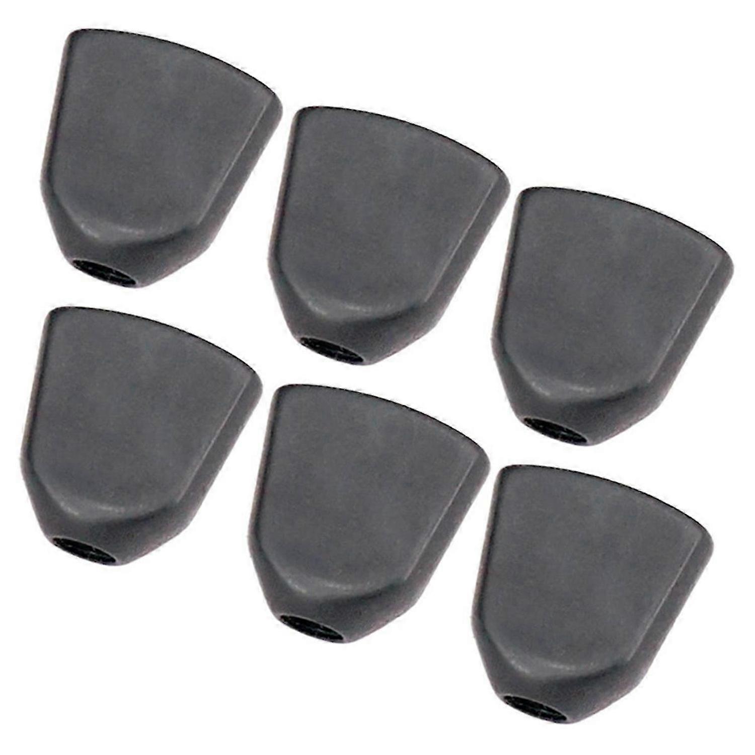 6PCS Tuning Peg Caps Polished Tuner Key with Screws Washer Parts C
