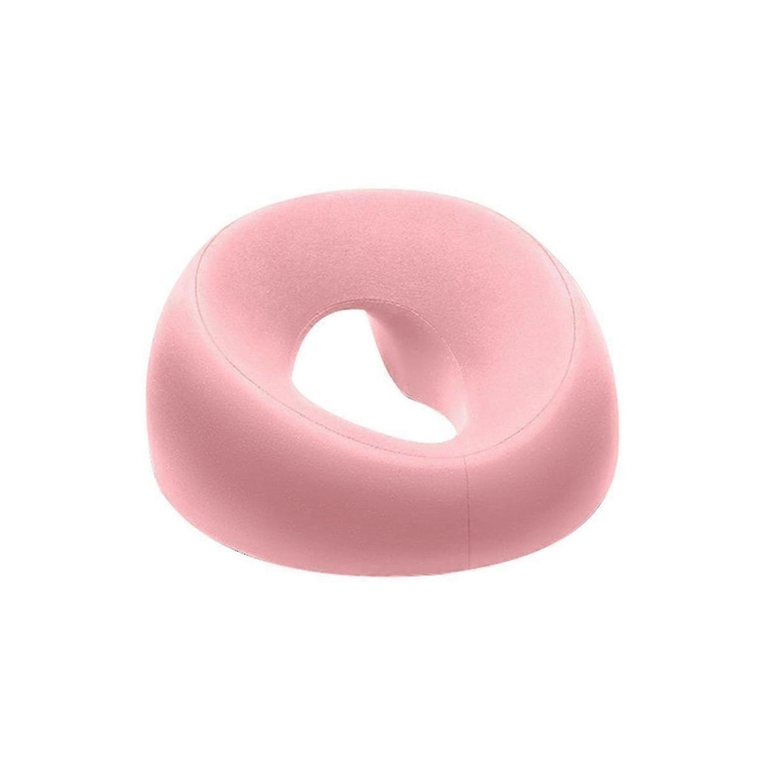 Ergonomics Lying Down Pillow Memory Foam for Beauty Salon pink