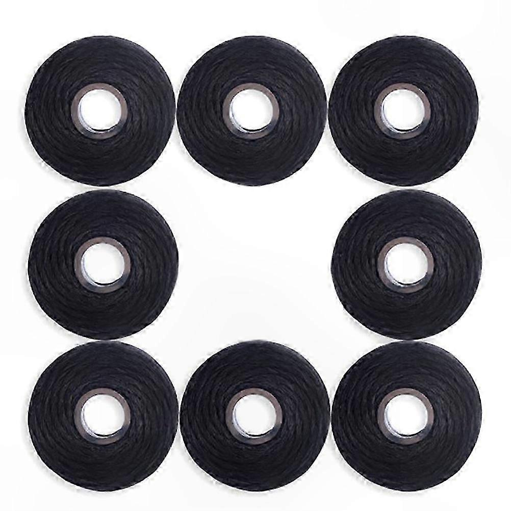 8-Pack Mint-Flavored Bamboo Charcoal Dental Floss with Built-In Spool and Replacement Cores