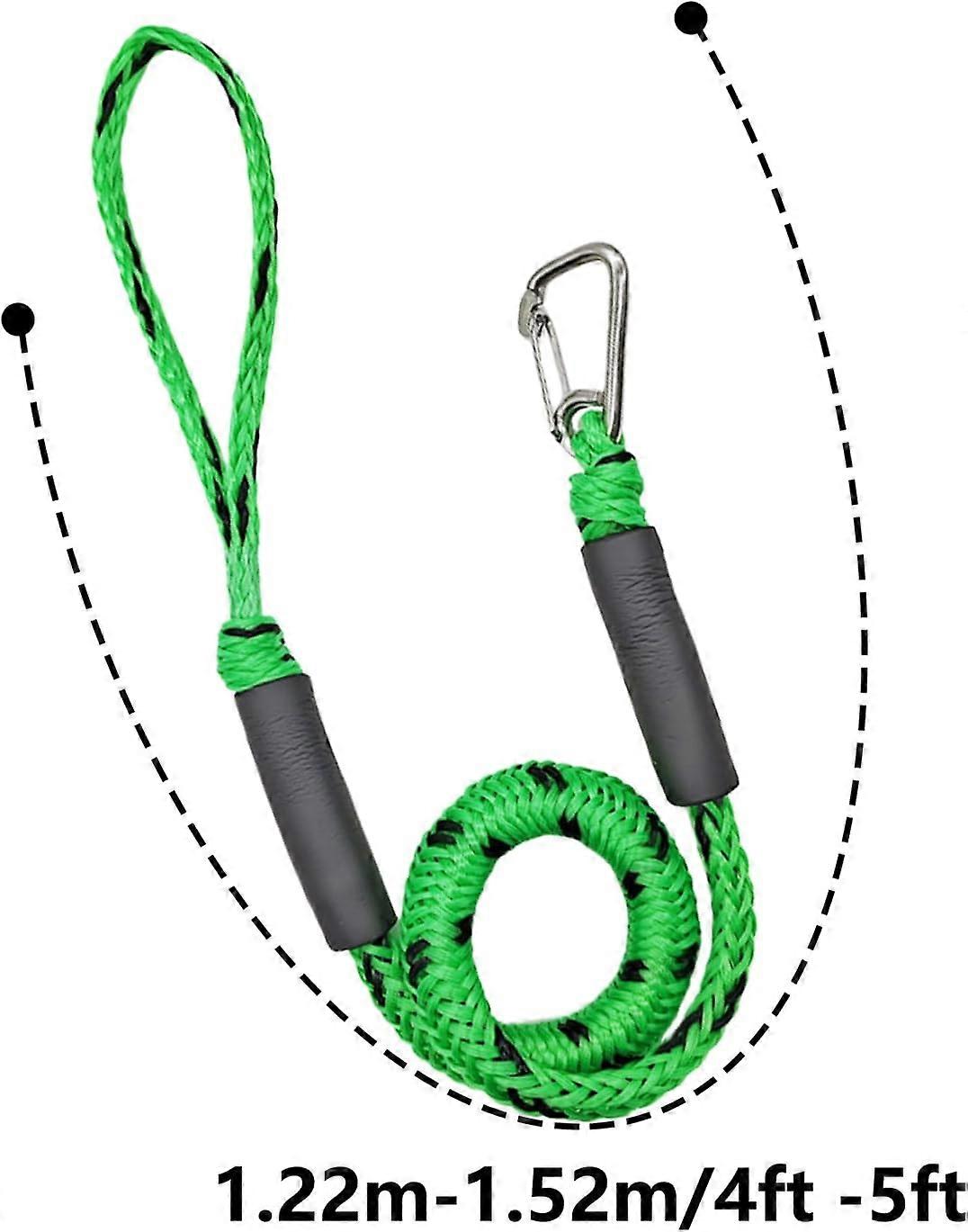 Boat Dock Lines Mooring Rope For Boats Green Watercraft Kayaks Canoe Pontoon Motorboats Tie Downs Cord