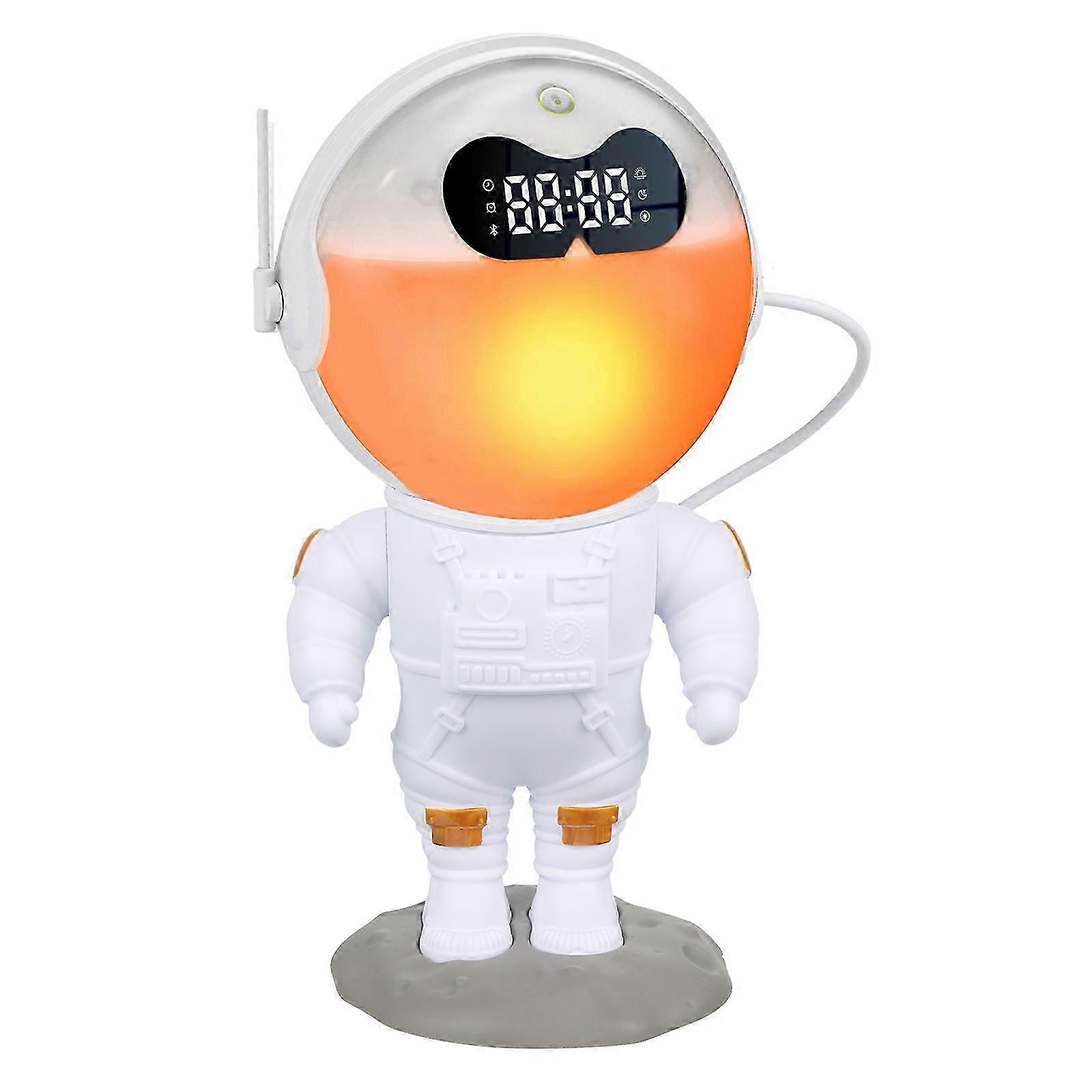 Space Theme Alarm Clock GR-20 LED Color Changing Light Bluetooth Speaker