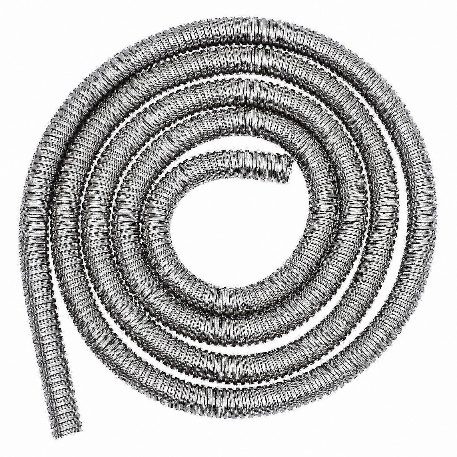 2025 Stainless Steel Hose Cable Protector Sleeve Threaded Pipe Wire Guard Adapter Connector Fitting Accessory