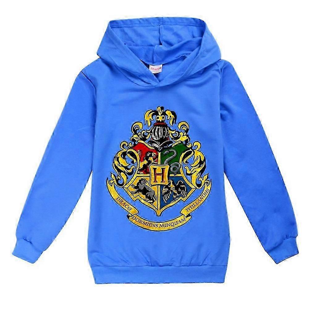 Harry Porter Hogwarts Tryckt Barn Pojkar Flickor Söt Hoodie Jumper Långärmad Lös Huva Höst Vinter Tröja Toppar