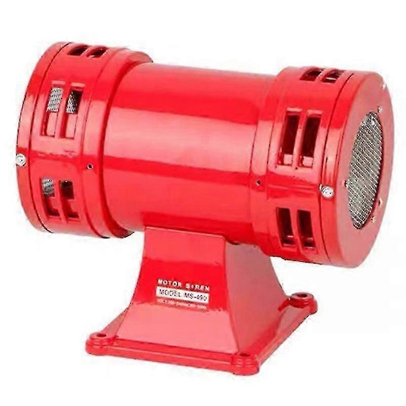 MS-490 صفارات الإنذار المحرك 220 فولت عالية ديسيبل صفارات الإنذار الغارات الجوية القرن صناعة التعدين صناعة مزدوجة قارب إنذار مصنع المدرسة