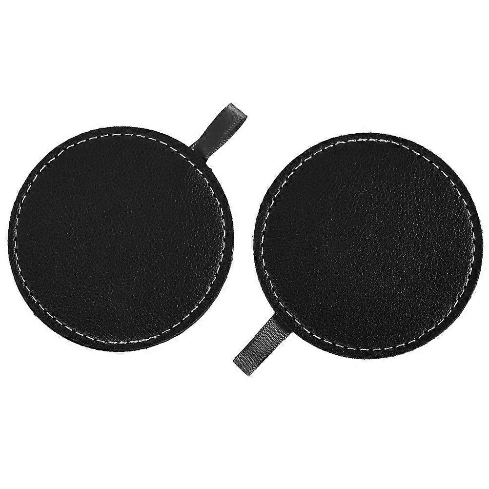 Absorbent Coasters Artificial Coasters for Car Use 1Pair