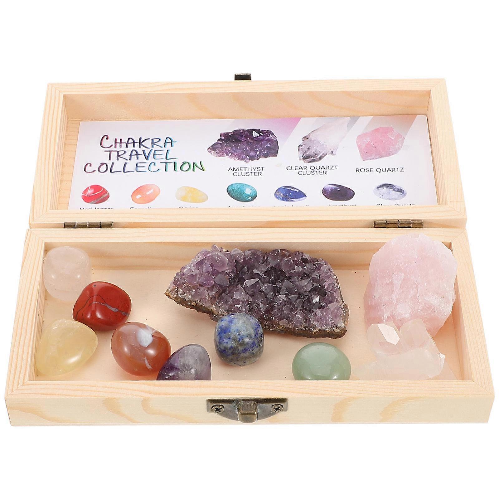 Quartz Crystal Raw Quartz Crystals Stones for Meditation 3Sets