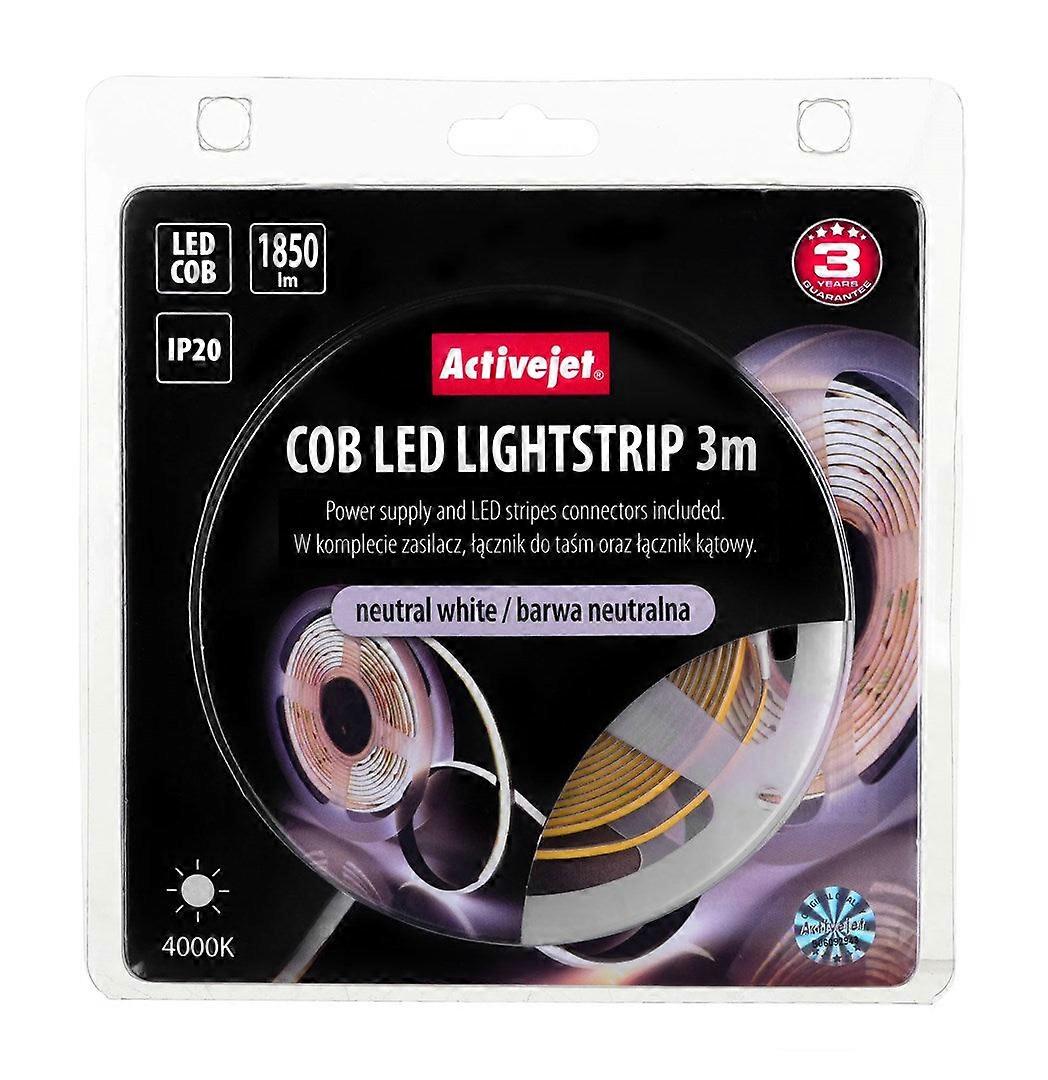 Activejet Aje-cob 3m Neut Strip Light Universal Stripe Lys Innendørs
