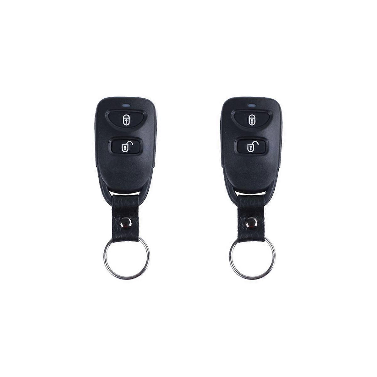 2X Remote Key Shell 2 Button for Replacement Keyless Entry Fob