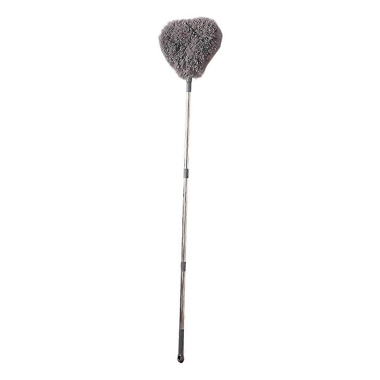 For Duster Stainless Steel Long Handle Dusting Brush Gray
