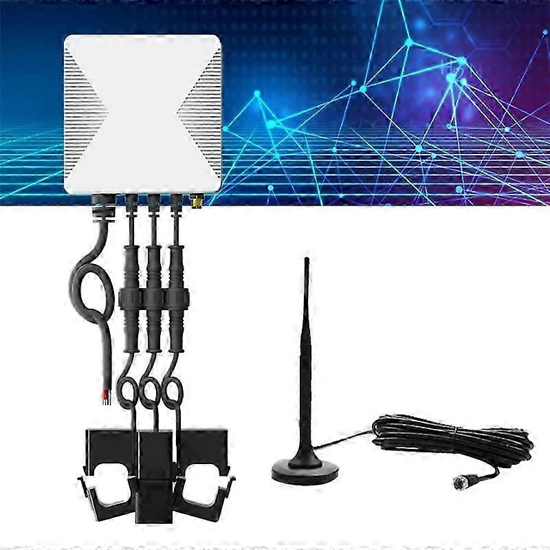 Tuya 3 Phase WiFi Energy KWH Meter Power Clamp Current  former App Monitor