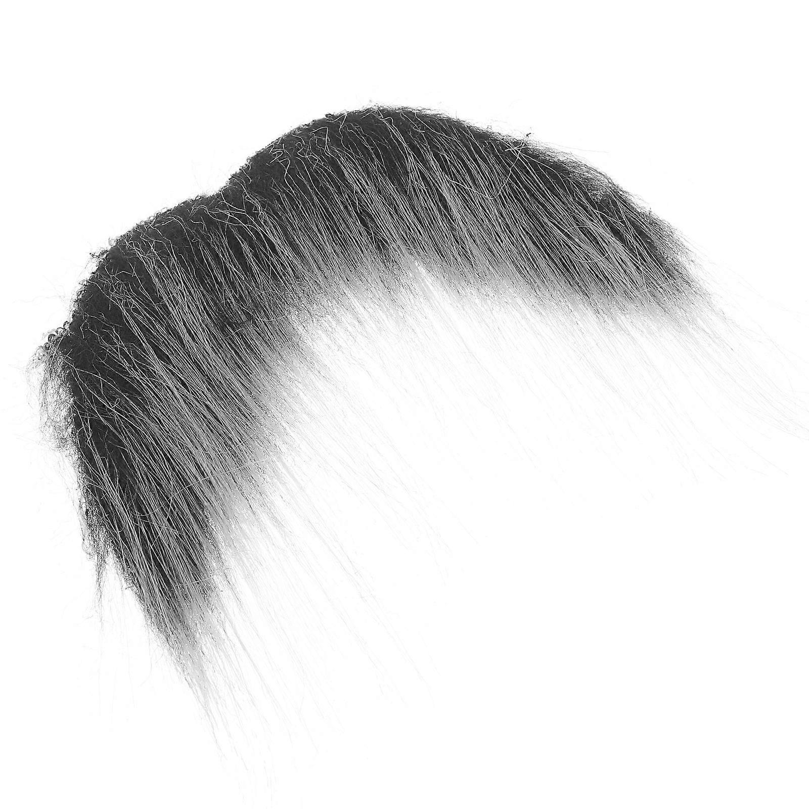Grey Fake Mustache Beard Prop for Halloween Party 3Pcs Cosplay Use