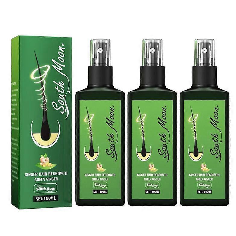 Traitement contre la chute des cheveux (1 à 3 unités) - Sérum au gingembre en spray de 100 ml pour la croissance et la repousse des cheveux (2026)
