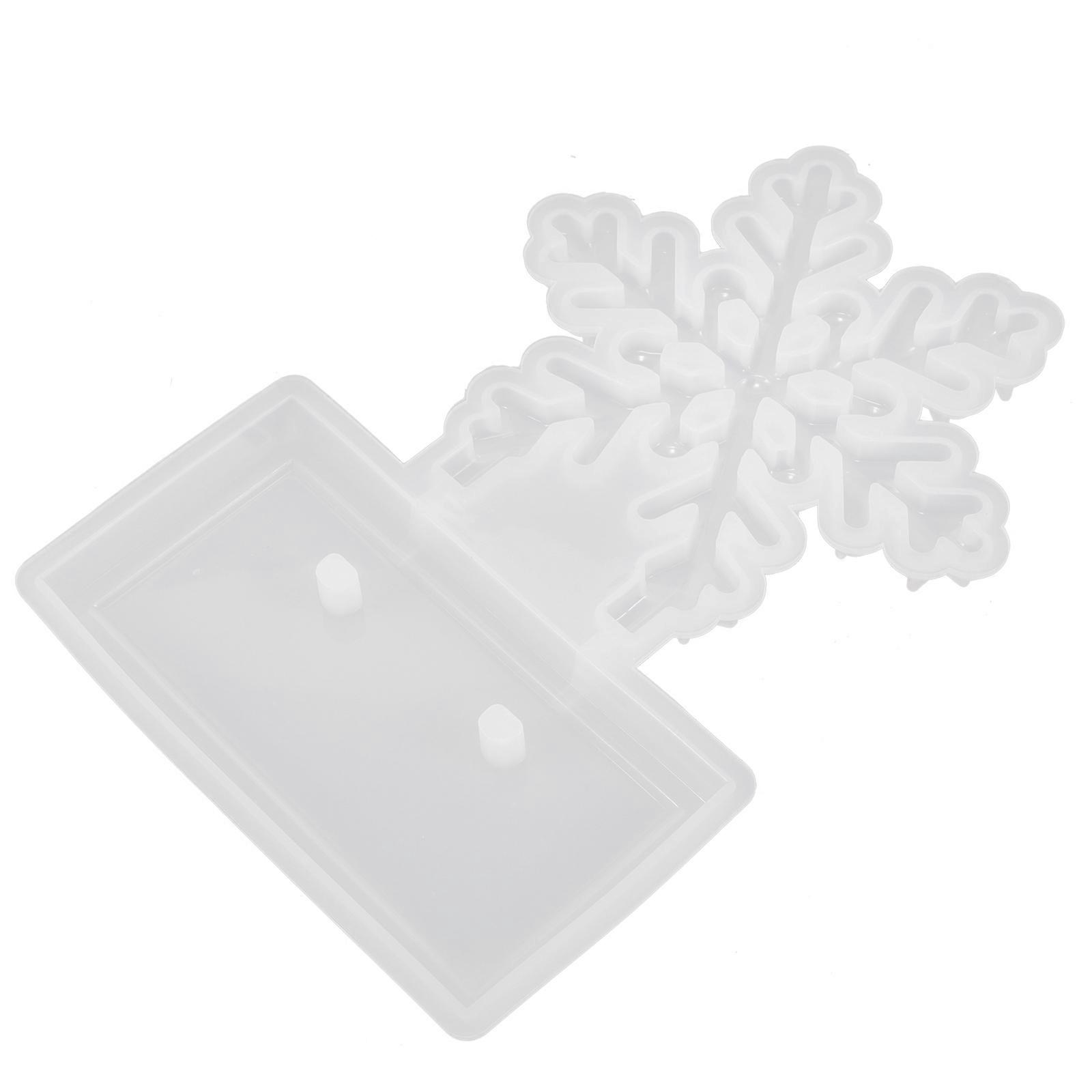Xmas Snowflake Silicone Mold for DIY Handicraft 3Pcs Mold Set