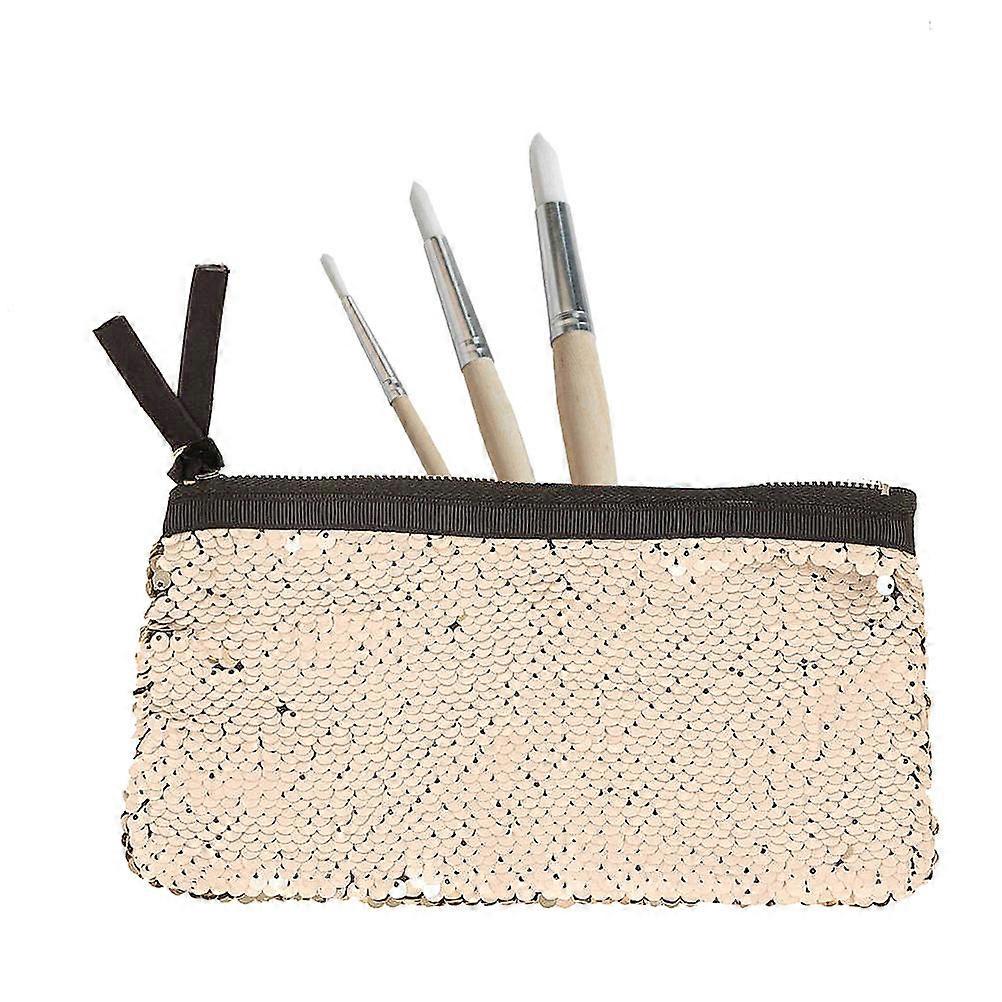 Durable Zipper Cosmetic Bag Rectangular Shape Ideal For Shopping And Daily Storage 1Set