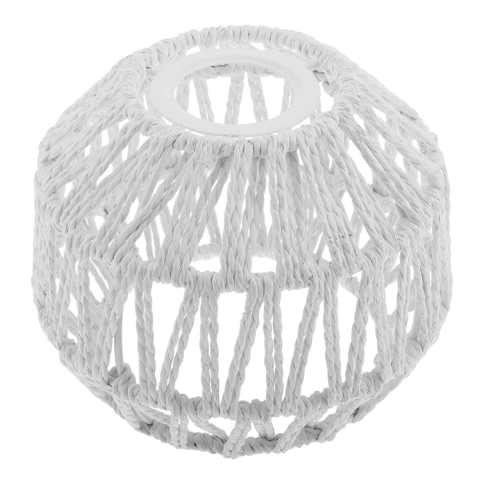 Woven Paper Rope Lamp Shade for DIY 4Pcs Ceiling Cover