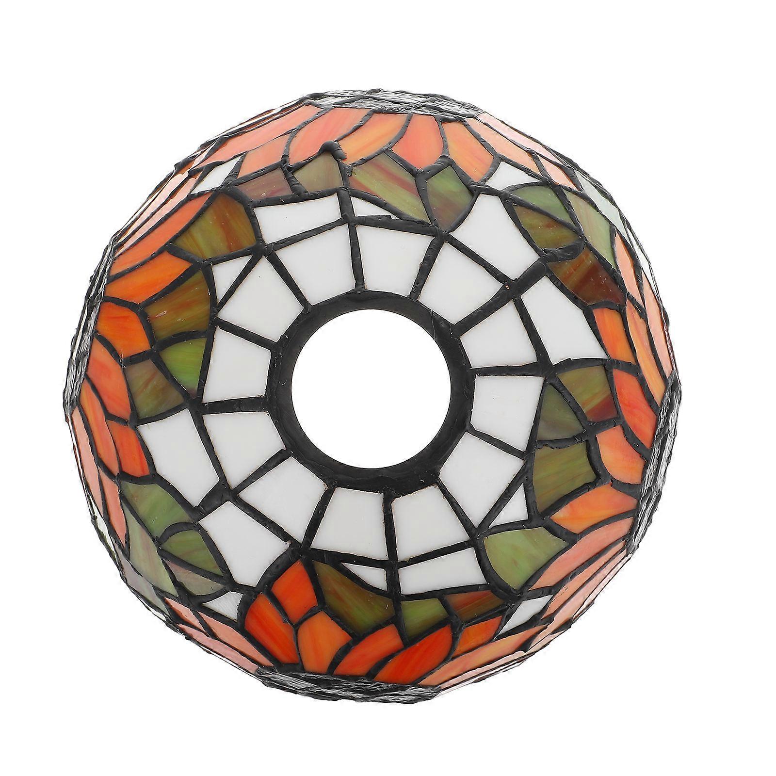 Stylish Orange Glass Lamp Shade for Ceiling Light with Pendant Cover