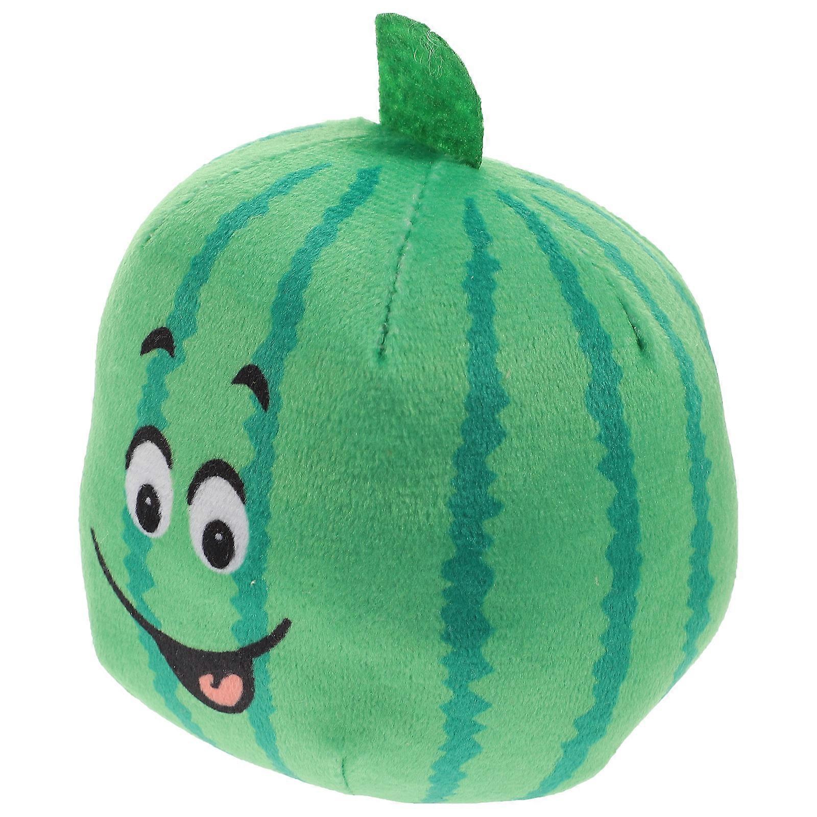 Pet Squeaky Toy Dog Chewing Toy with Sound Function Green Plush