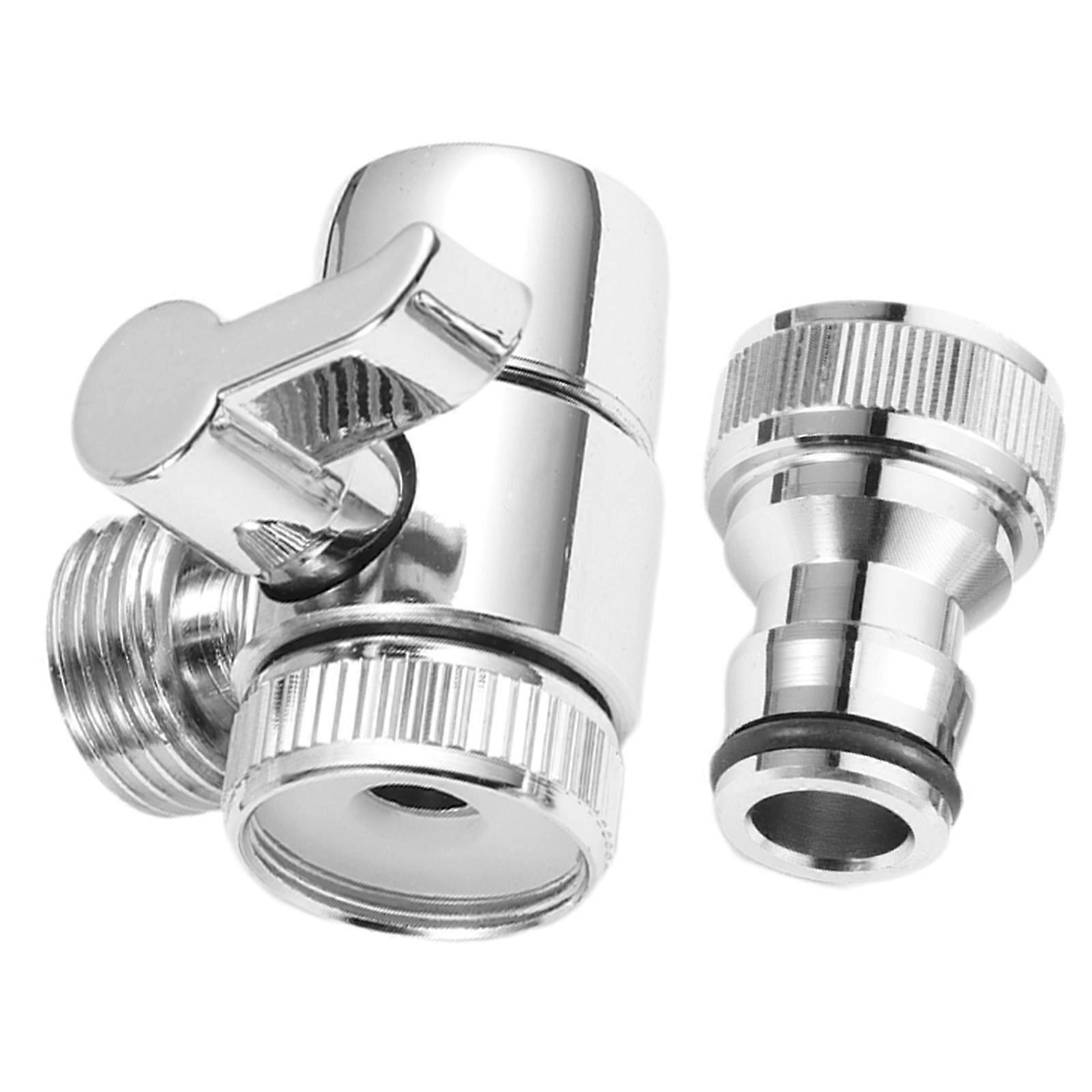 Inlet Adapter for Washing Machine Two Ways Automatic Water Separator Design 2Pcs
