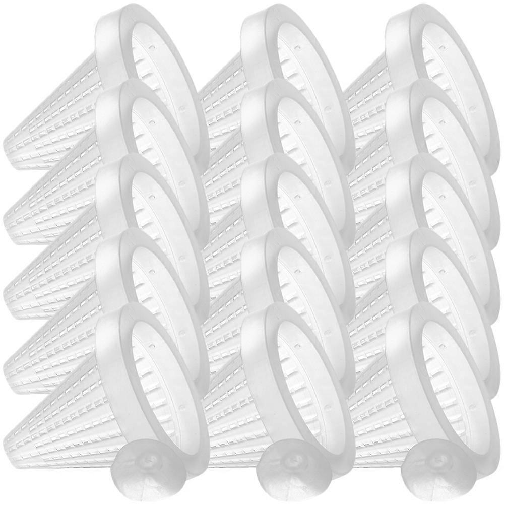 25Pcs Plastic Feeding Cups Aquarium Supplies Feeder Cone Shrimp Feeders Suction Cup Attachment for Fish Tank Maintenance