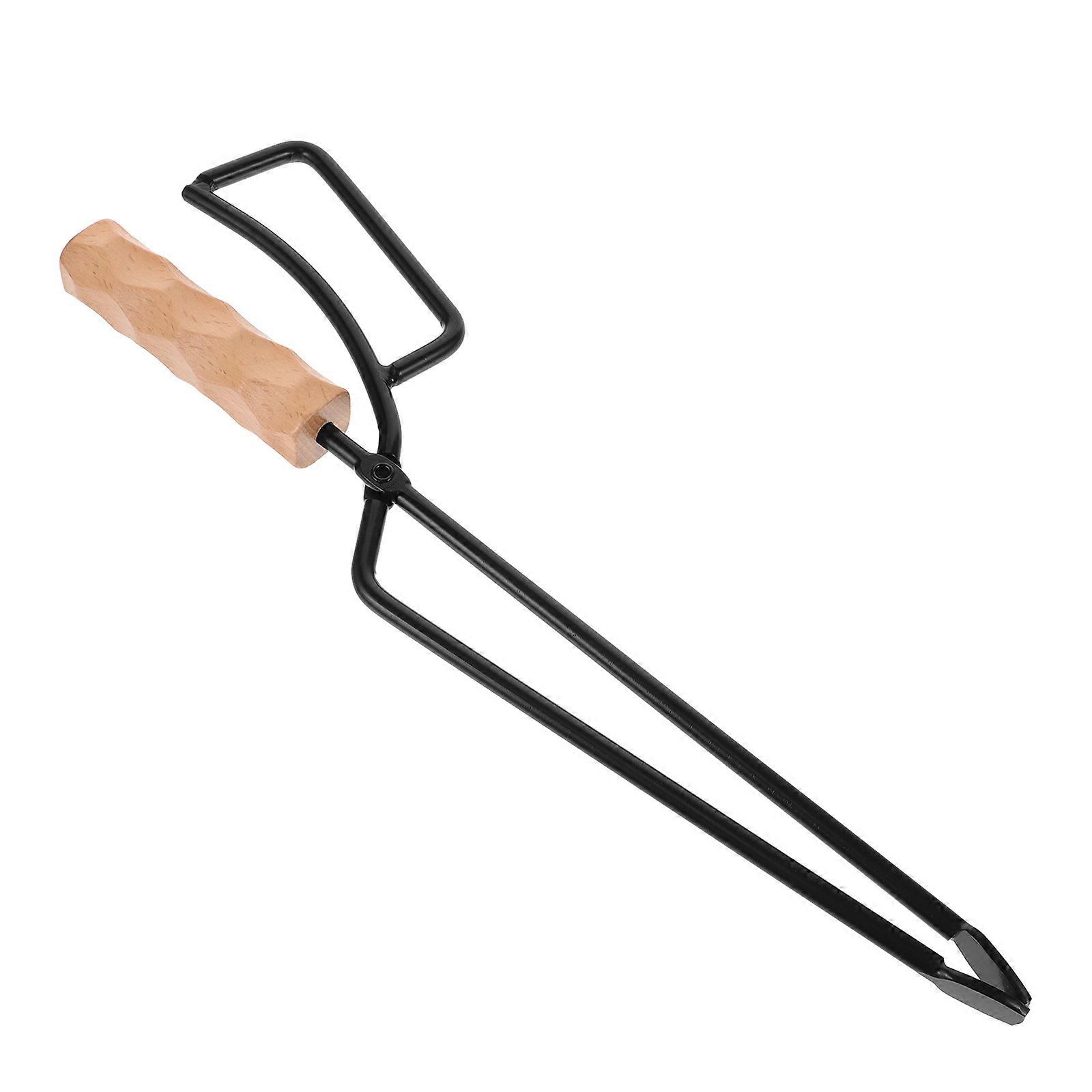 Fireplace Tongs for Fire Pit Use with Heavy Duty Tool