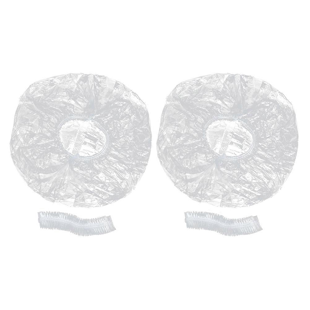 White Shower Cap Bathing Caps Disposable Bath Caps for Bathing 600Pcs