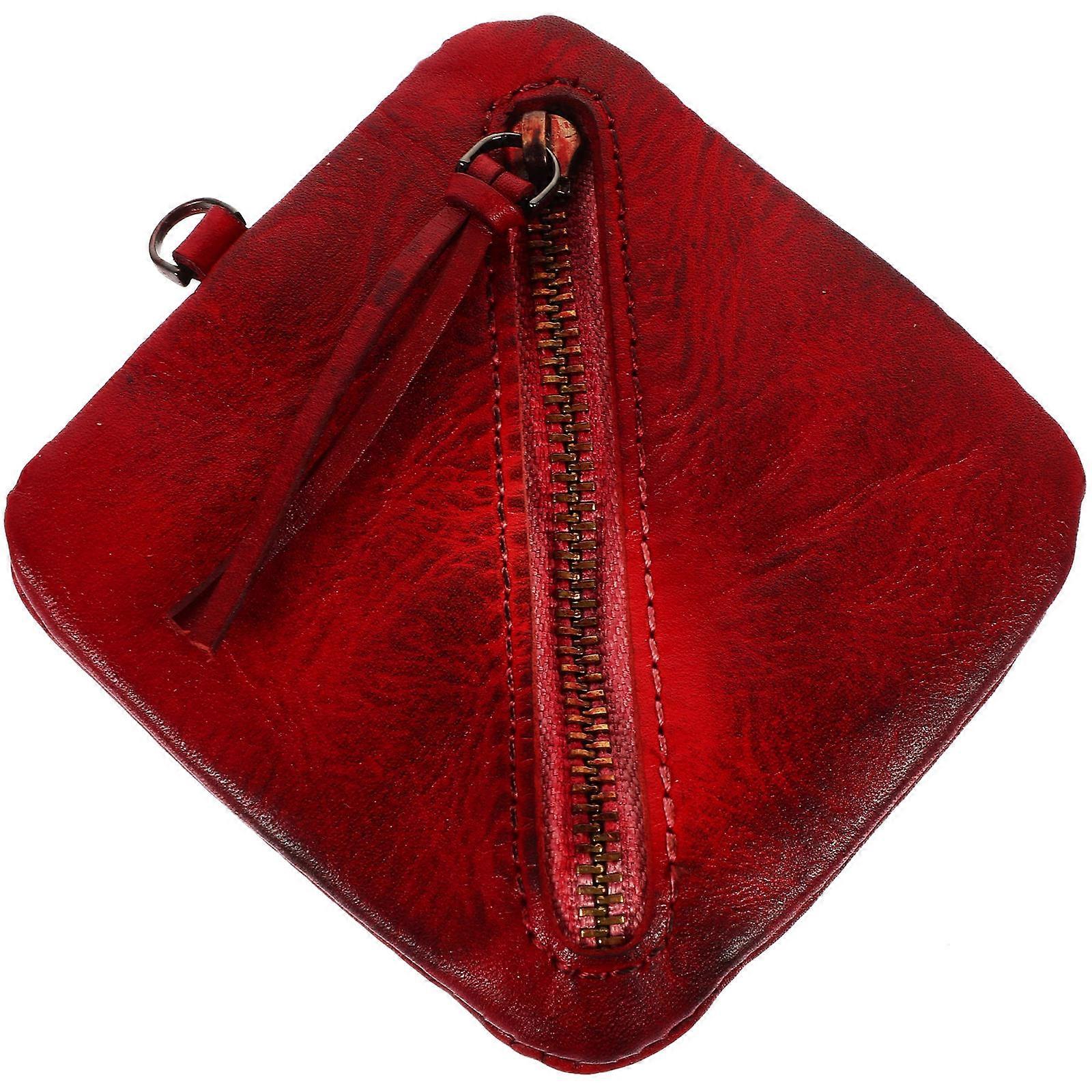 Coin Purse Retro Card Pouch for Storage 2Pcs Compact