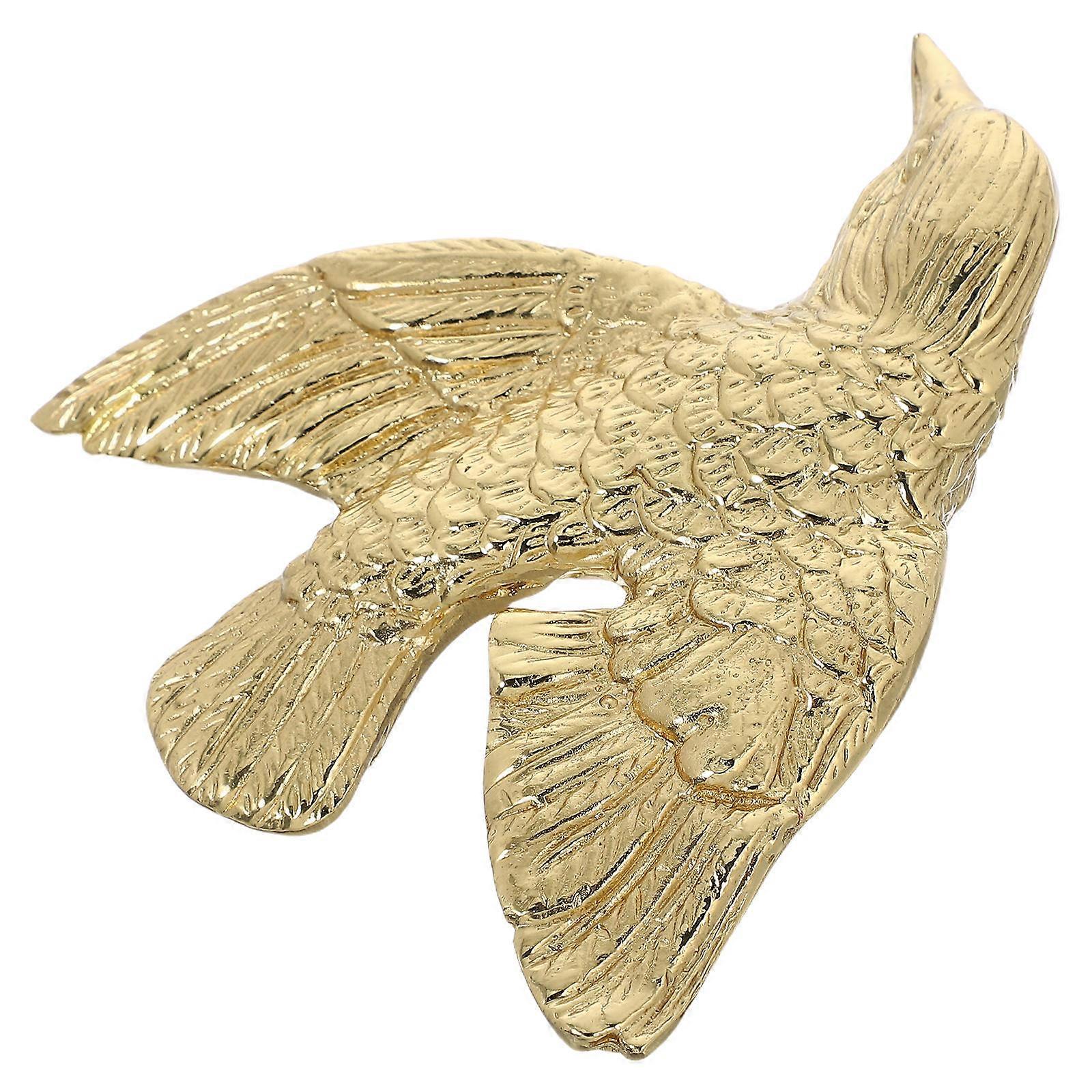 Golden Brass Bird Drawer Knob for Wardrobe Drawers 2Pcs Decorative Handles