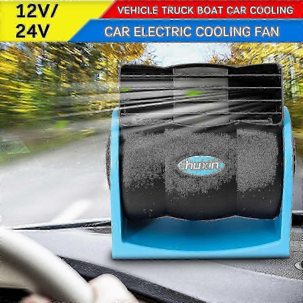 12v/24v φορτηγό φορτηγό αυτοκίνητο ψύξης αέρα ταχύτητα ανεμιστήρα ρυθμιζόμενο σιωπηλό δροσερό ψυχρότερο αυτοκίνητο αναπτήρα τσιγάρων