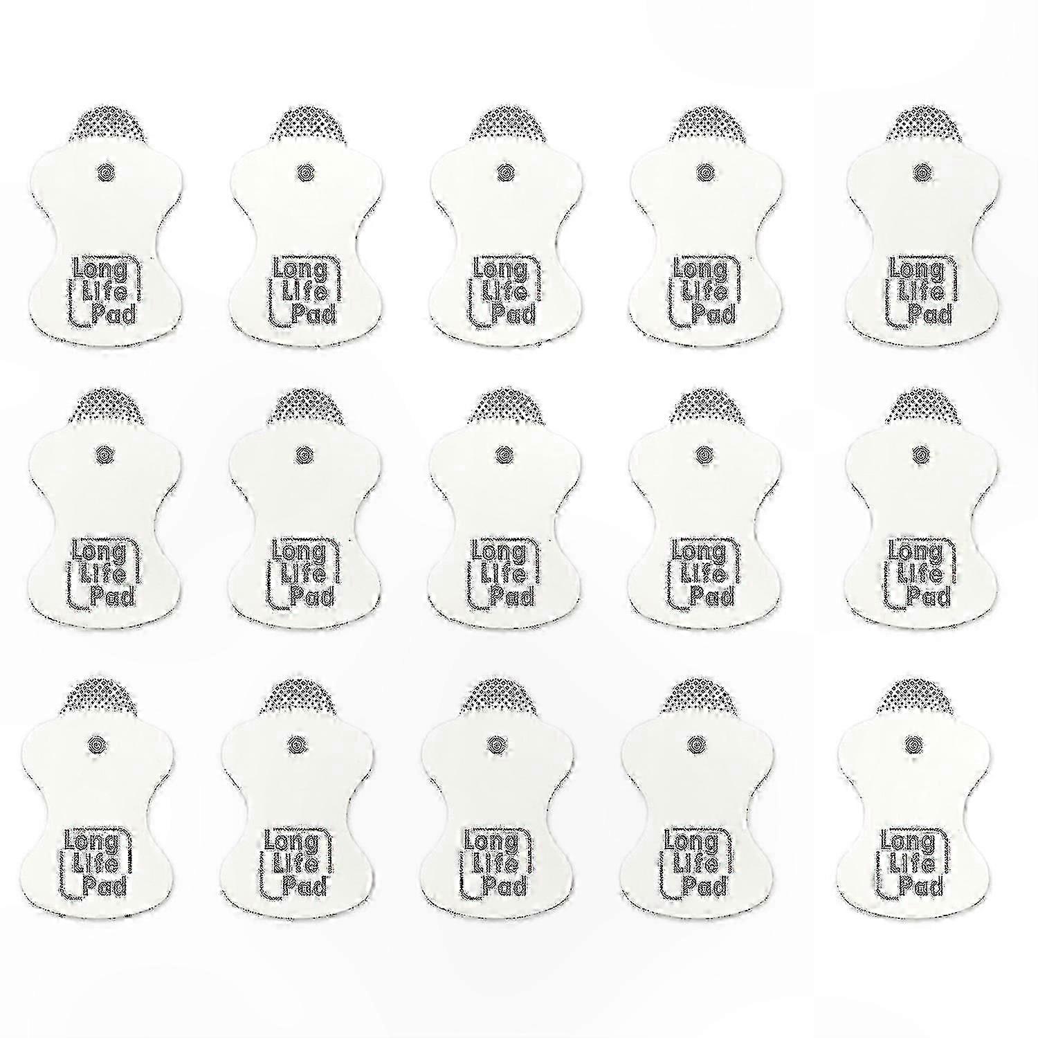 20-Pack Reusable TENS Unit Replacement Pads, Compatible with Standard Devices, 10 Pairs for Convenient Use