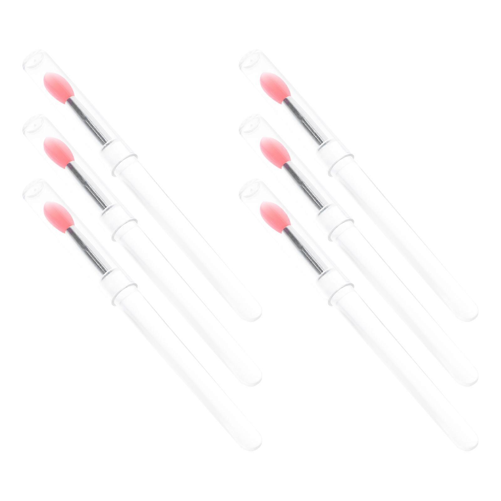 Silicone Lip Brush Lipstick Application Daily Use 6Pcs