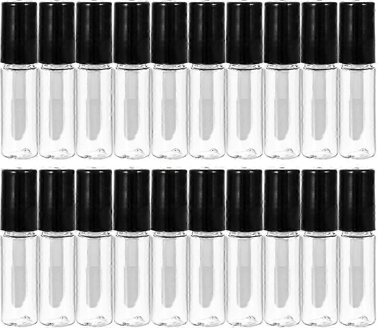 2025 20 Pack 1.5 Ml Empty Lip Gloss Tubes Containers Clear Mini Refillable Lip Balm