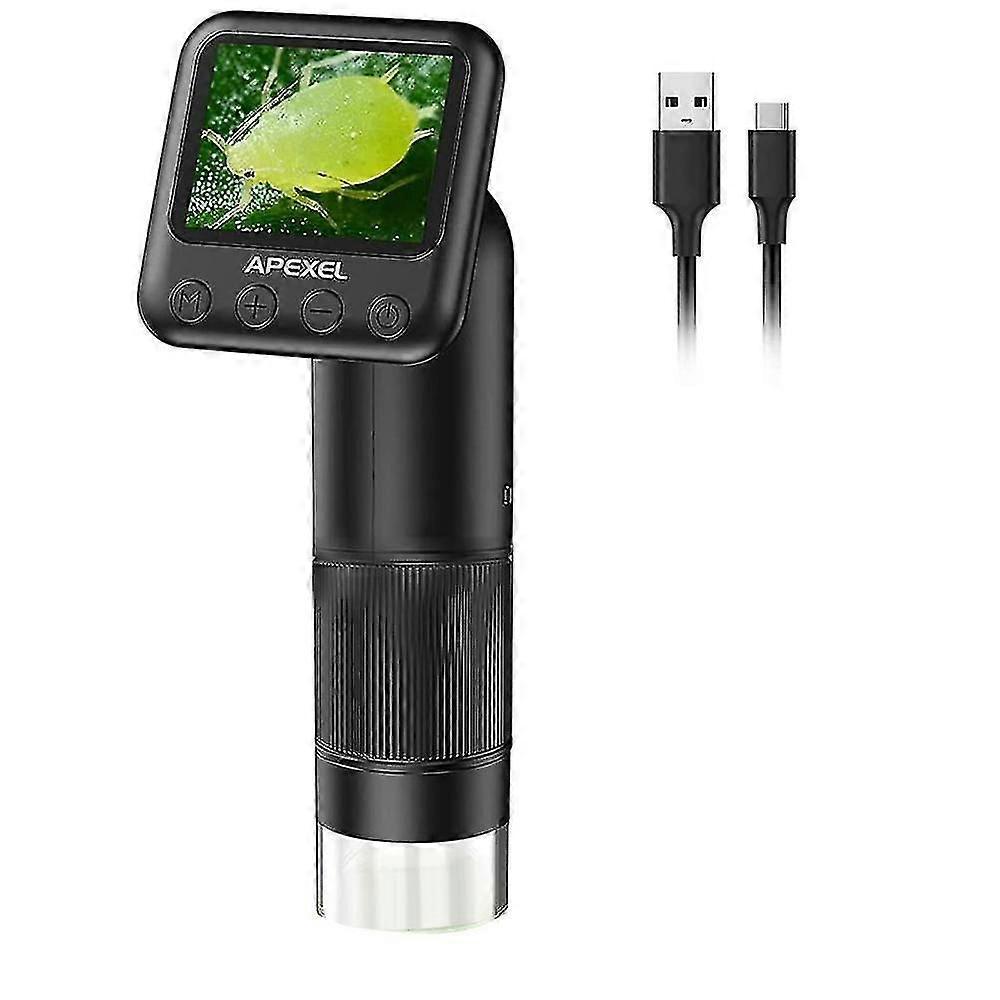 Handheld Digital Microscope With 2 Inch Lcd Screen, 800x Pocket Portable Microscope Electronic Mag