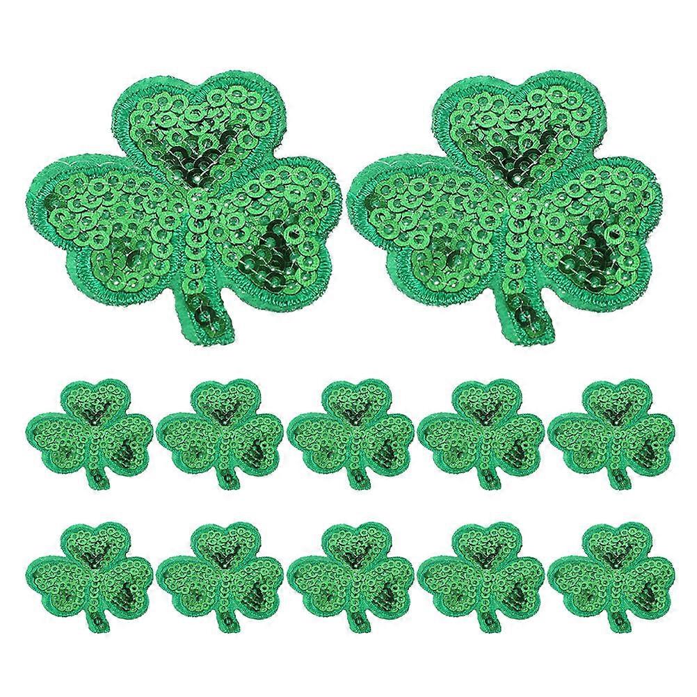 Decorative -shaped Patches For Costumes In Green Color Suitable For Bags And Jeans 24Pcs