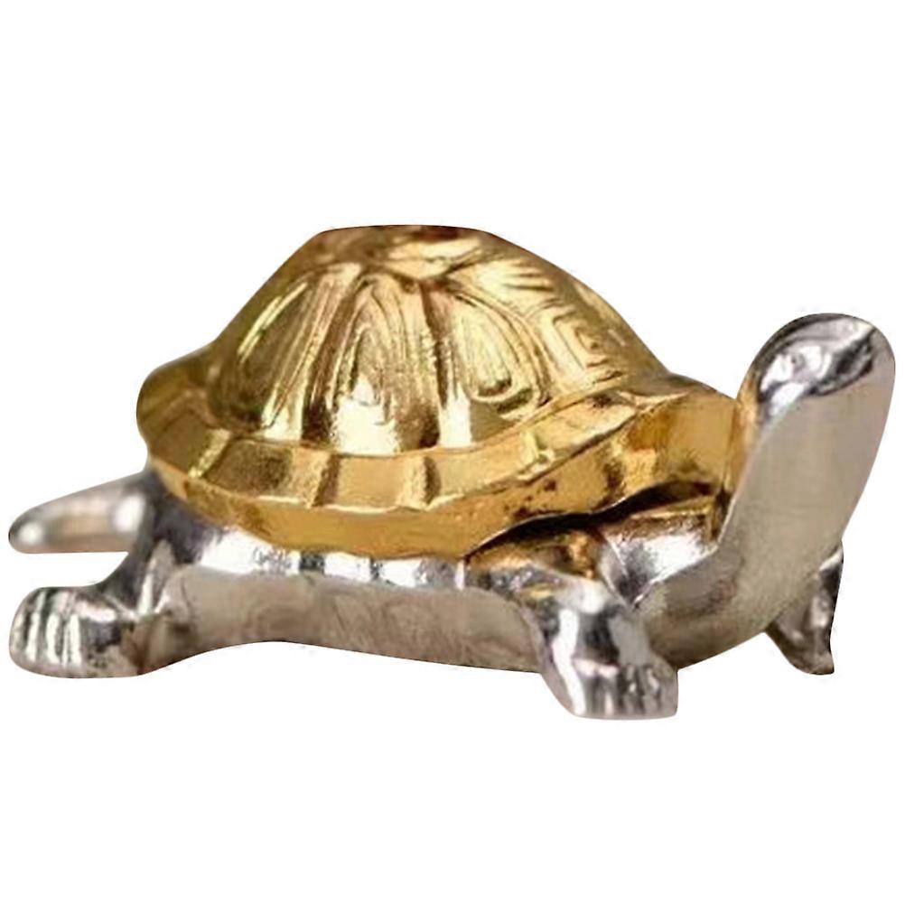 5Pcs Mini Turtle Statue Incense Stick Holder Alloy Aroma Burner Freshening Meditation Support