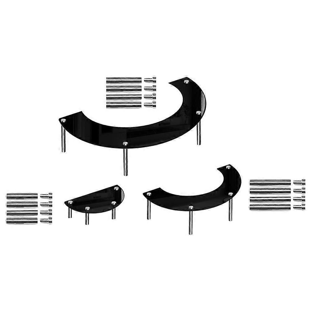 Party Cake Holder Tiered Dessert Tray Stand Elegant Food Display Acrylic Material Home Users 1Set