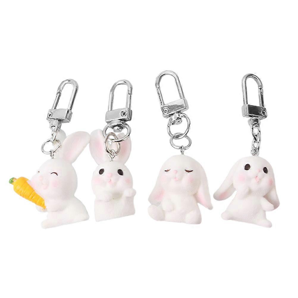 Creative Rabbit Pendants for Decorative Bag Charms 8Pcs Pack