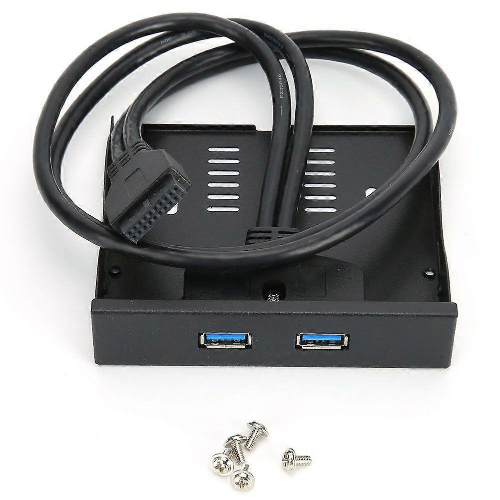USB3.0 Floppy Front Panel 3.5'' Floppy Bay 19 Pin to 2 Interface USB3.0 HUB