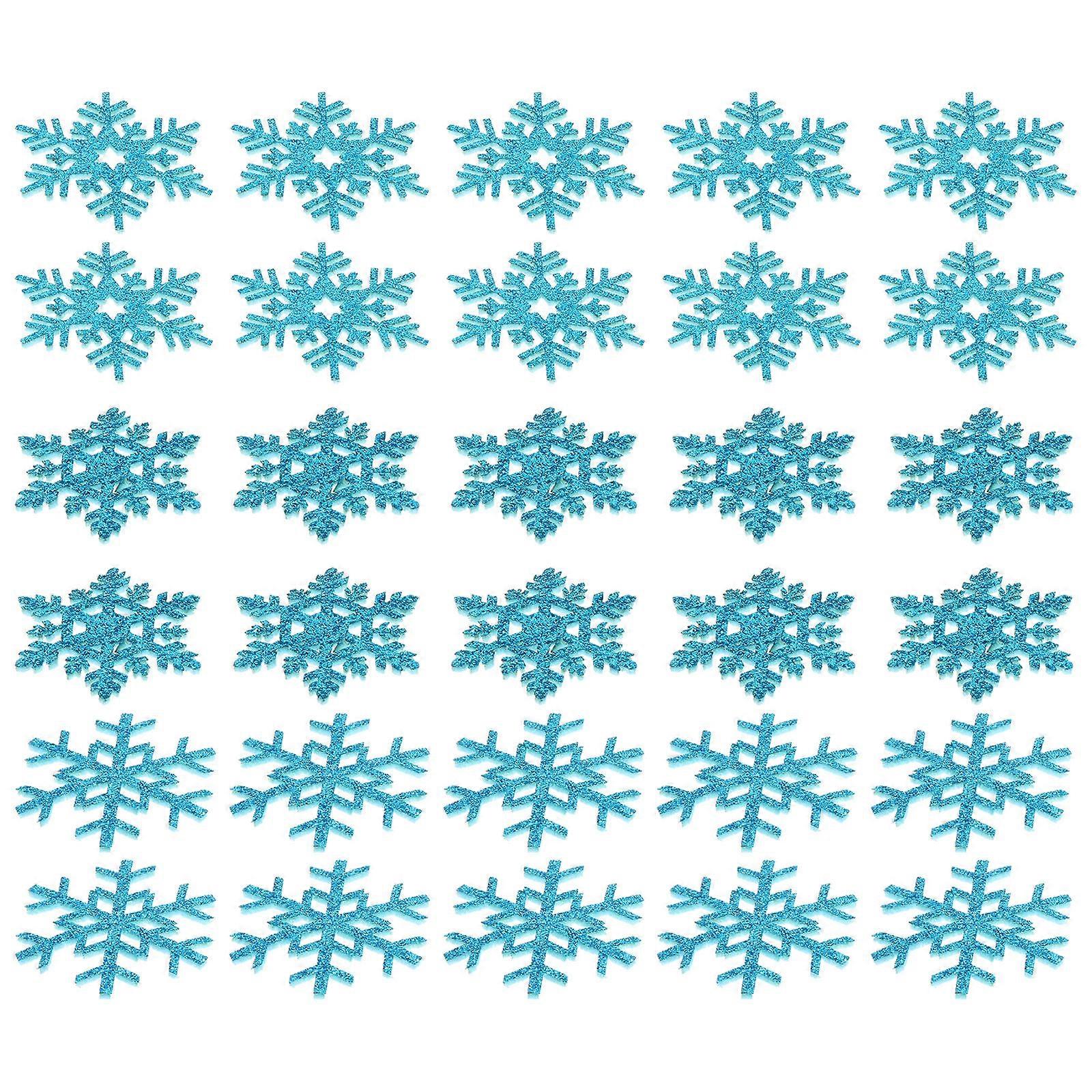 DIY Snowflake Clothing Patch Handmade Appliques for Clothes 30Pcs