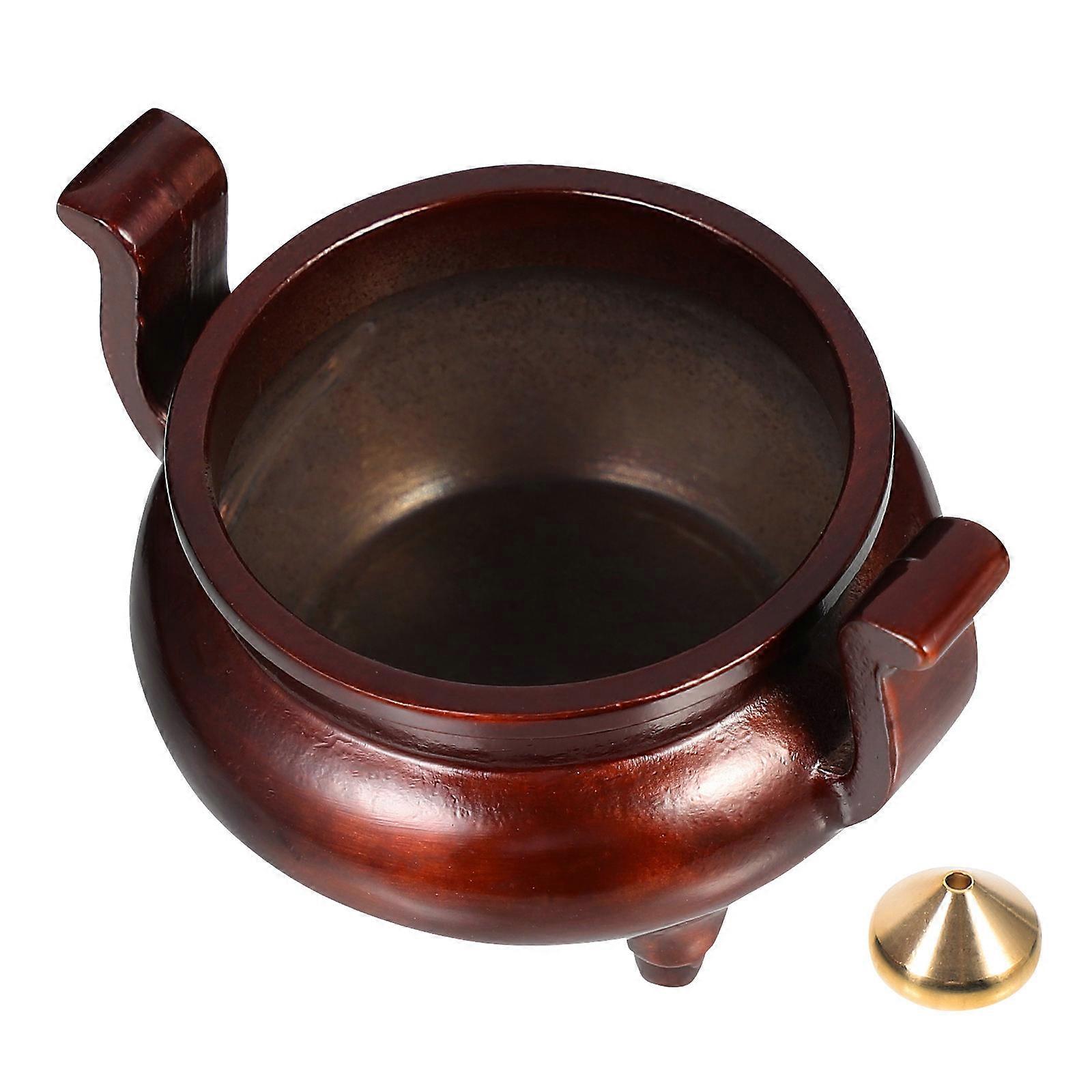 Incense Burner Stick Censer for Meditation Brass Holder 2Sets