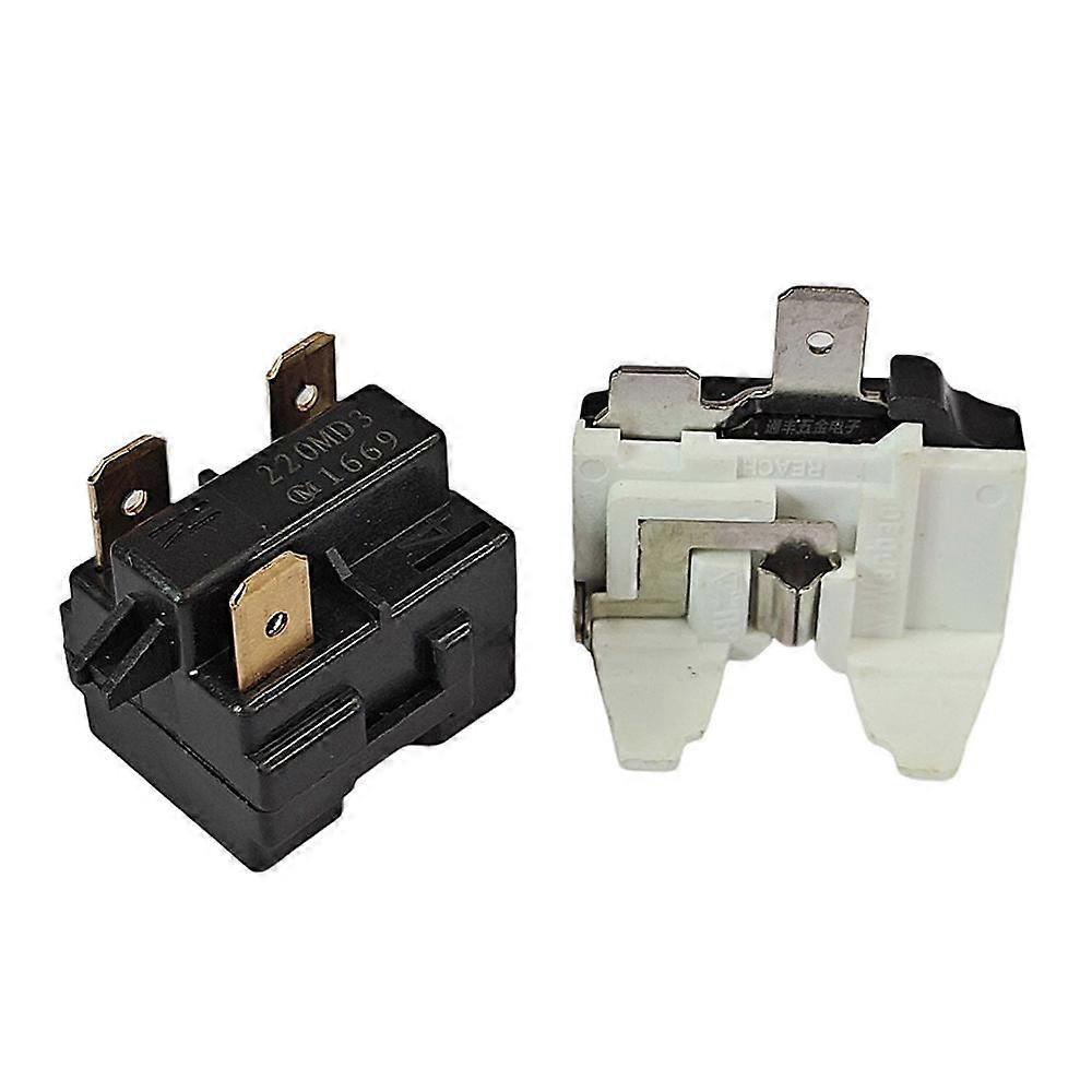 220MD3 Overload Protector Freezer Compressor Starter Three-Legged Accessories for Midea Refrigerator
