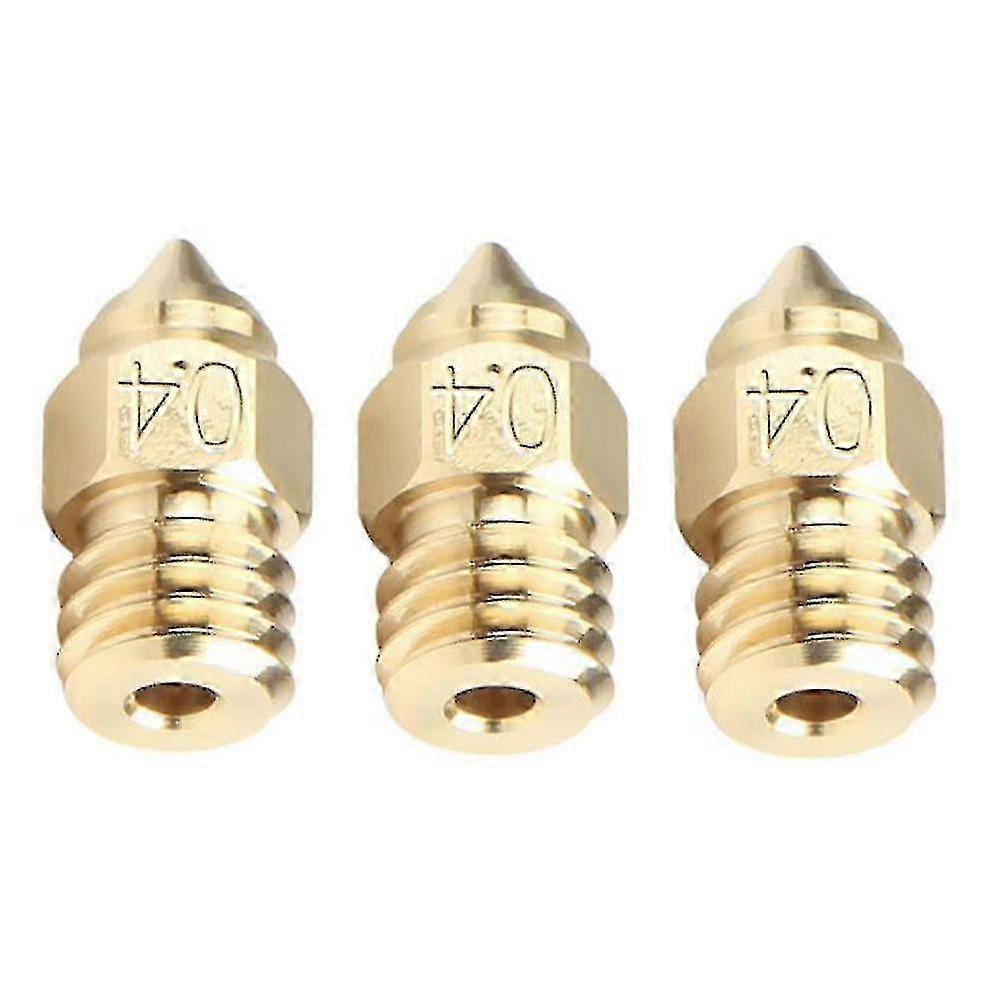 3pcs 0.4mm Nozzles for Creality CR-10 CR-6 SE Ender-3 3D Printer