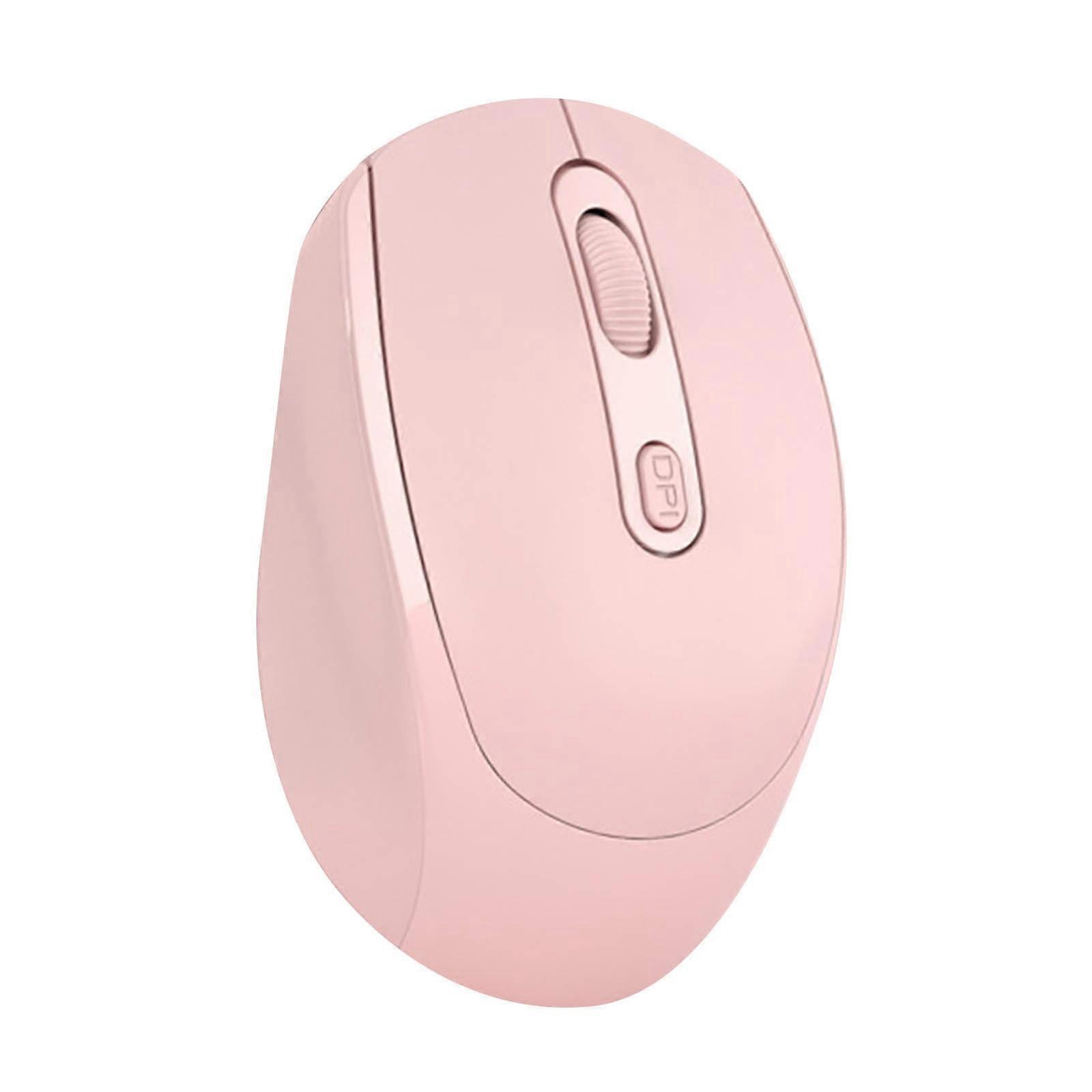 Wanfds Wireless Mouse, Rechargeable Ergonomic Optical Mouse with Silent Click, 2.4G USB Nano Receiver, DPI Adjustable for PC, Laptop, Desktop, Mac,