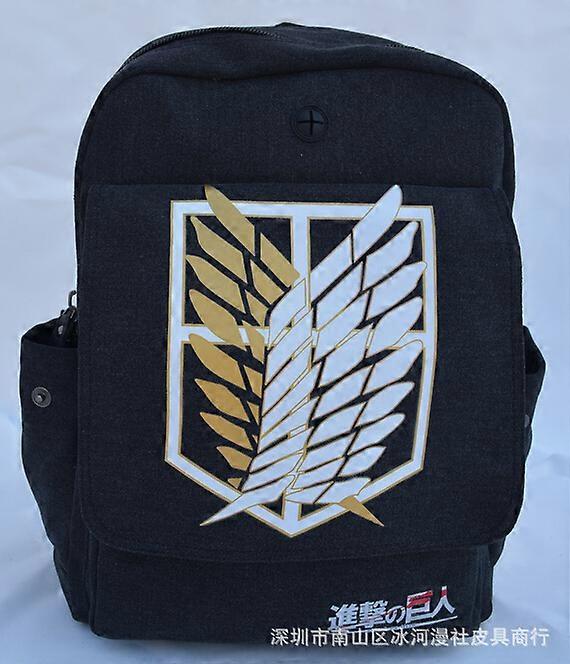 Cartoon Anime Canvas Backpack Student Schoolbag